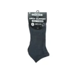 240 PAIRS LOW CUT SOCKS ARCH SUPPORT CHARCOAL (MS-029) SIZE (10-13) - Image 3
