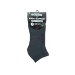 240 PAIRS LOW CUT SOCKS ARCH SUPPORT CHARCOAL (MS-029) SIZE (9-11) - Image 3