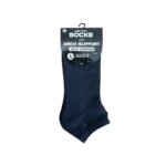 240 PAIRS LOW CUT SOCKS ARCH SUPPORT NAVY (MS-029) SIZE (10-13) - Image 4