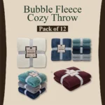 Super Soft Throw Bubble Fleece Blanket – Light Weight Blanket All Season Use (125X150) CM