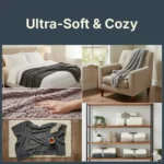 Super Soft Throw Flannel Blanket – Light Weight Blanket All Season Use (125X150) CM - Image 4