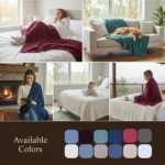 Super Soft Throw Bubble Fleece Blanket – Light Weight Blanket All Season Use (125X150) CM - Image 2