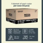 Super Soft Throw Flannel Blanket – Light Weight Blanket All Season Use (125X150) CM - Image 5