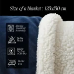 Throw Reversible Heavy Blanket – Ultra Soft Blanket All Season Use (125X150) CM - Image 3