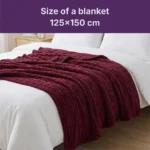 Throw Ultra Soft Thermal Blanket – Ultra Soft Blanket All Season Use (125X150) CM - Image 3