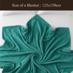 Super Soft Throw Bubble Fleece Blanket – Light Weight Blanket All Season Use (125X150) CM - Image 3