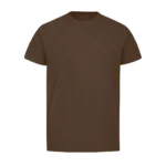 Soft Cotton Unisex T-Shirts Chocolate – 72 PCS Wholesale Case - Image 2