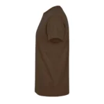 Soft Cotton Unisex T-Shirts Chocolate – 72 PCS Wholesale Case - Image 3
