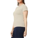 Soft Cotton Unisex T-Shirts Ecru – 72 PCS Wholesale Case - Image 5