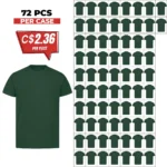 Soft Cotton Unisex T-Shirts Hunter – 72 PCS Wholesale Case