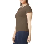 Soft Cotton Unisex T-Shirts Light Brown – 72 PCS Wholesale Case - Image 5