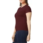 Soft Cotton Unisex T-Shirts Maroon – 72 PCS Assorted Sizes Wholesale Case - Image 5
