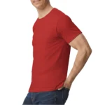 Soft Cotton Unisex T-Shirts Red – 72 PCS Assorted Sizes Wholesale Case - Image 4