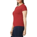 Soft Cotton Unisex T-Shirts Red – 72 PCS Assorted Sizes Wholesale Case - Image 5