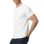 Soft Cotton Unisex T-Shirts White – 72 PCS Wholesale Case - Image 4
