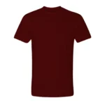 Cotton-Rich Crew Neck T-Shirts Maroon – 72 PCS Wholesale Case - Image 2