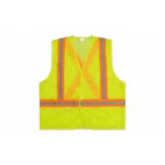 YELLOW MESH SAFETY VEST WITHOUT POCKET | 100 PCS WHOLESALE