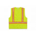 YELLOW TRICOAT SAFETY VEST WITHOUT POCKET | 100 PCS WHOLESALE