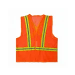 ORANGE MESH SAFETY VEST WITHOUT POCKET | 100 PCS WHOLESALE