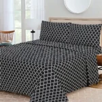 WHOLESALE 4 PCS PRINTED BEDSHEET SET (2800S) - BULK CASE WITH 12 UNIQUE DESIGNS - Image 3