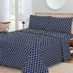 WHOLESALE 4 PCS PRINTED BEDSHEET SET (2800S) - BULK CASE WITH 12 UNIQUE DESIGNS - Image 6