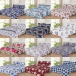 WHOLESALE 4 PCS PRINTED BEDSHEET SET (2900S) - BULK CASE WITH 12 UNIQUE DESIGNS