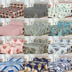WHOLESALE 4 PCS PRINTED BEDSHEET SET (2800S) - BULK CASE WITH 12 UNIQUE DESIGNS